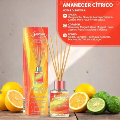 Difusor Amanecer Citr&iacute;co 60 ml.