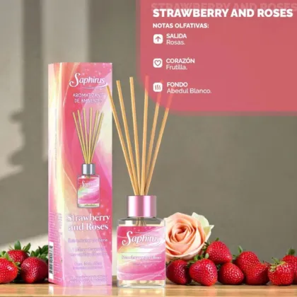 Difusor Strawberry And Roses 60 ml.