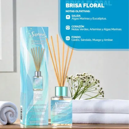 Difusor Brisa Floral 60 ml.