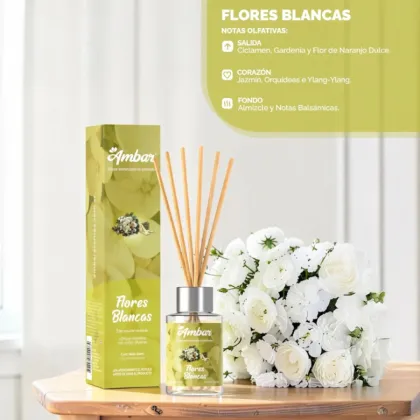 Difusor Flores Blancas 60 ml.