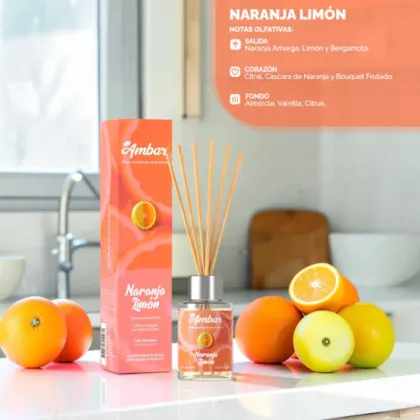 Difusor Naranja Lim&oacute;n 60 ml.