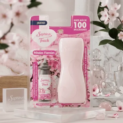 Dispositivo Soft Rose + Repuesto Touch P&eacute;talos Florales