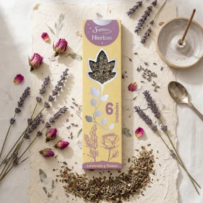 Hierbas Lavanda y rosas