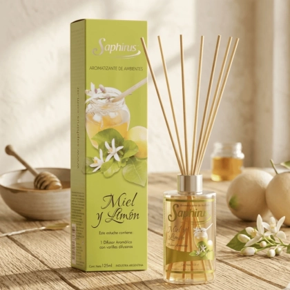 Difusor Miel y Limón 125 ml.