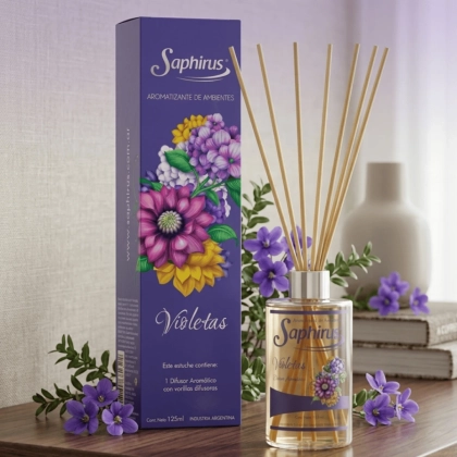 Difusor Violetas 125 ml.