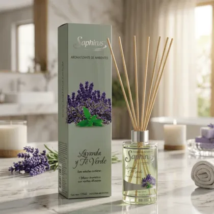 Difusor Lavanda y Te Verde 125 ml.