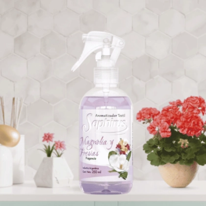 Textil Magnolia y Fresias 250 ml.