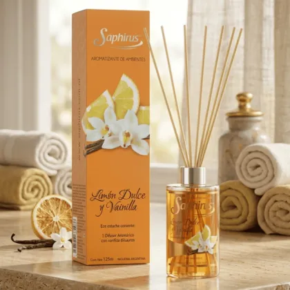Difusor Limón Dulce y Vainilla 125 ml.