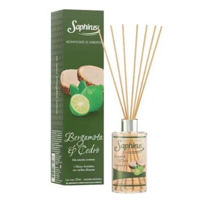 Difusor Bergamota & Cedro 125 ml.