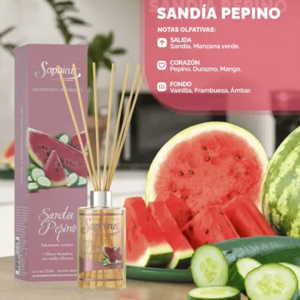 Difusor Sand&iacute;a Pepino 125 ml.