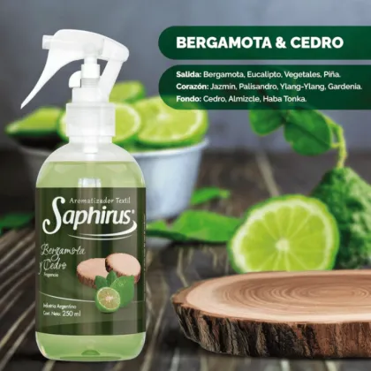 Textil Bergamota & Cedro 250 ml.