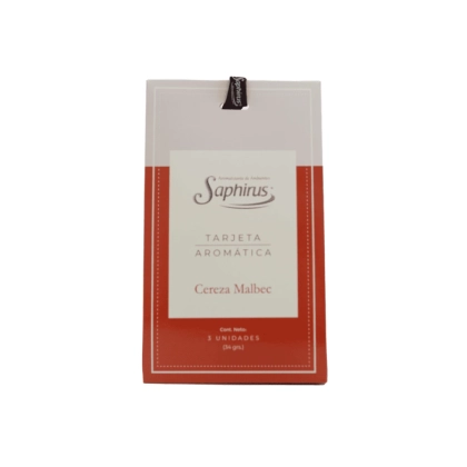 Tarjeta Arom&aacute;tica Cereza Malbec